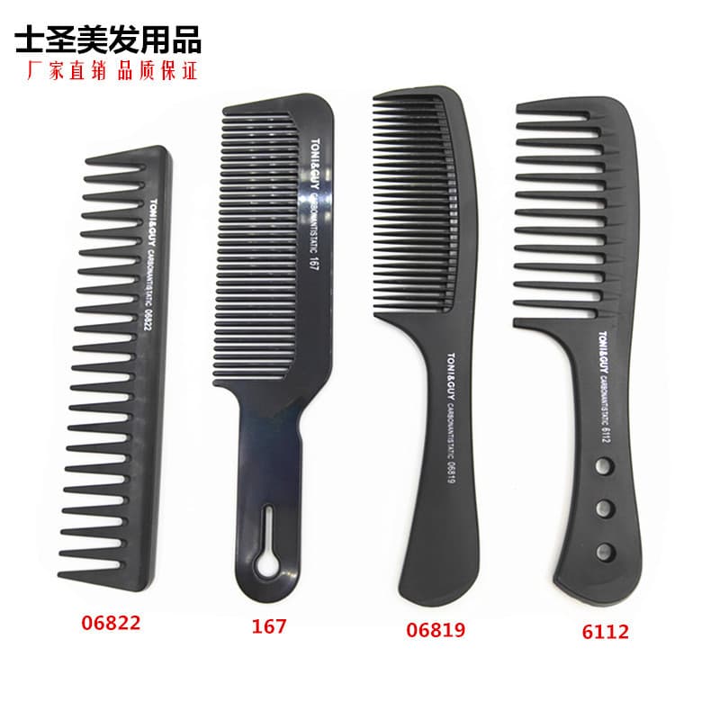 Wholesale Heat-Resistant Practical Haircutting Apple Comb, Ultra-Thin Salon Trimming Edge Comb for Men