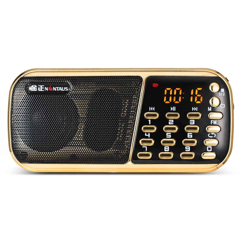 Jin Zheng B853 three-electric radio MP3 old mini small stereo card speaker portable music player