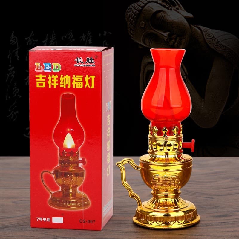 Buddhist Supplies Seven-color Buddha Lamp Seven-color Buddhist Tools Offerings in Front of Buddha Altar Candle Lamp Buddha Oil Lamp