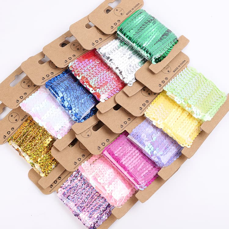 New Hot DIY Glitter Strips and Trims, Stage Costume Sequined Lace Accessories and Parts