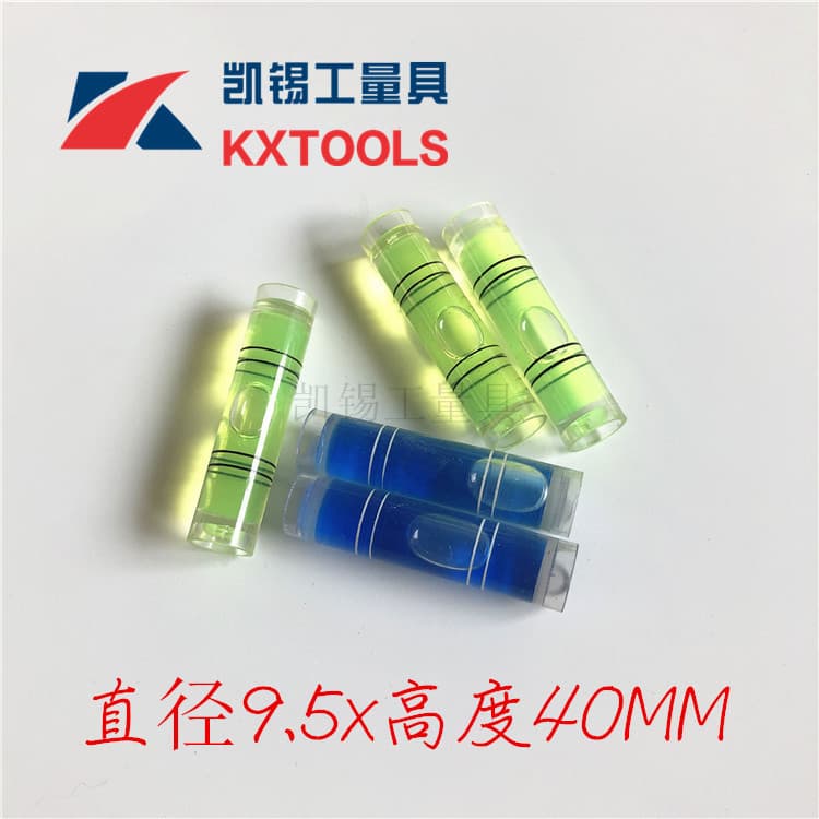 Acrylic material cylindrical bubble level simple level adjustment small parts spirit level level instrument