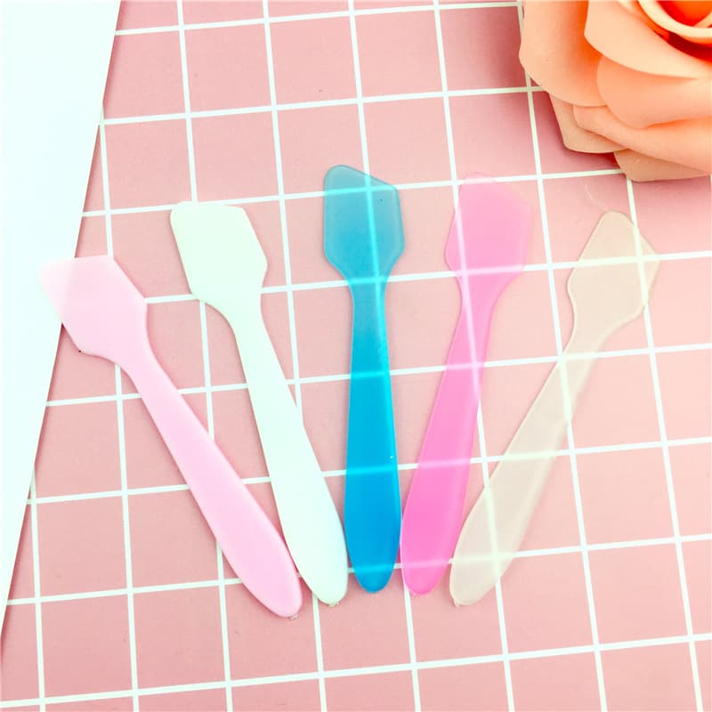 Eco-friendly PP Plastic Face Mask Spoon Small Scoop Cosmetic Mask Dispensing Spoon Mask Stick Mask Spoon