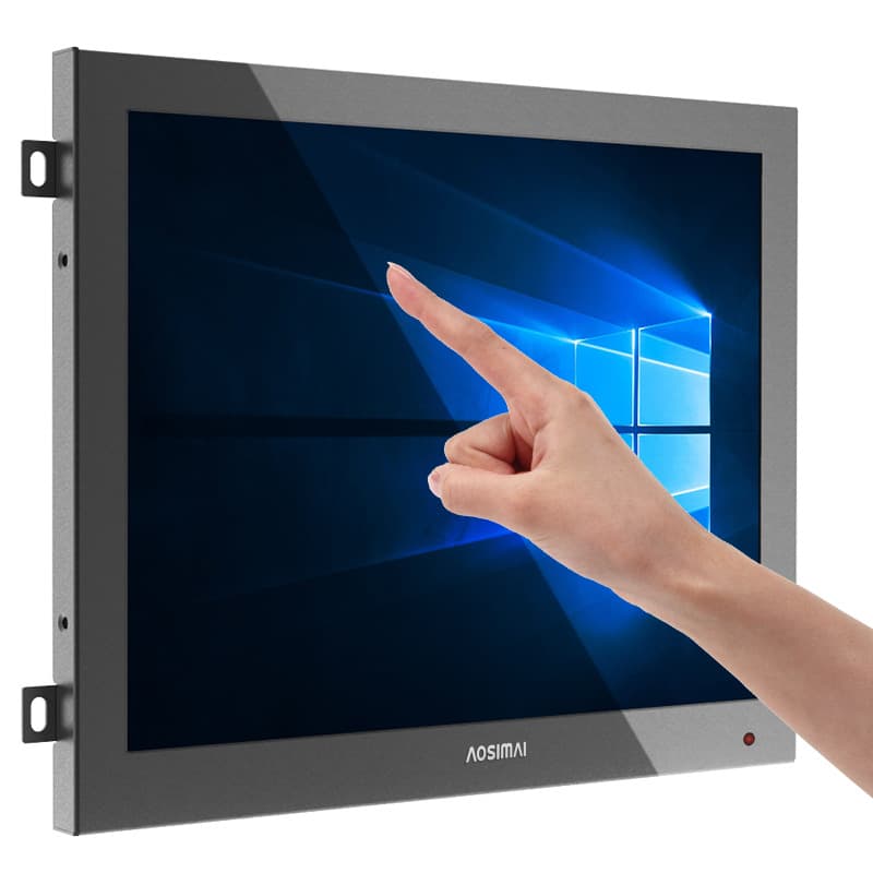 8-inch, 10.1-inch, and 12-inch embedded industrial touch LED LCD monitors; 15.6-inch industrial all-in-one PC