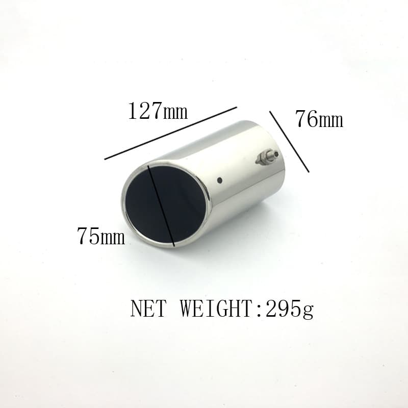 Badao RAV4 Prado Reiz Camry Stainless Steel Tailpipe Exhaust Pipe Cover Auto Parts Factory Store