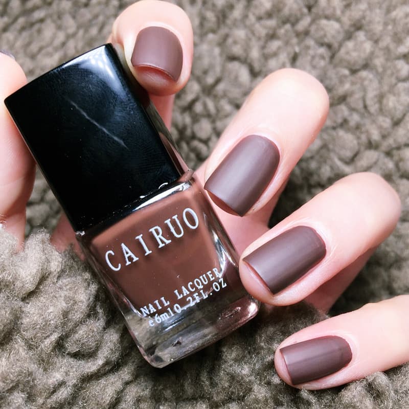 CAIRUO Matte Nail Polish Wholesale Satin Velvet Long-Lasting Non-Peel Frosted Bottle Factory Direct