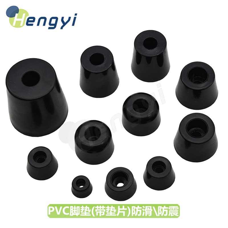 Eco-friendly synthetic rubber foot pad, chassis shock absorber pad with washer, anti-vibration foot pad, non-slip foot pad
