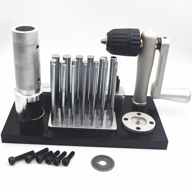 Stainless steel wire drawing tool, small round tube wire tensioner, hand-cranked wire winder, jewelry and necklace tools.