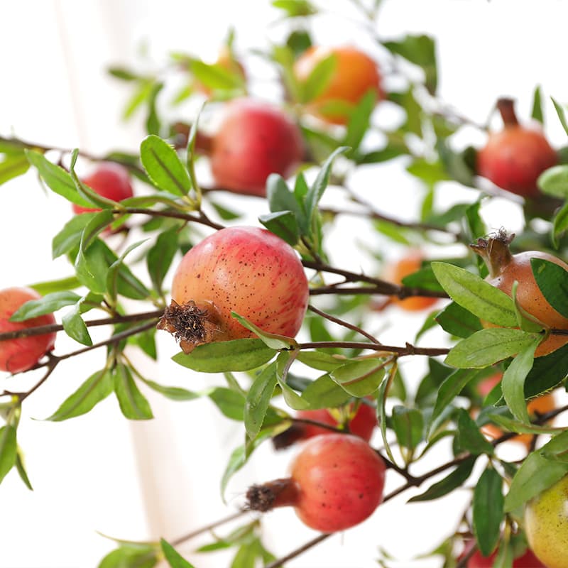 Lan Kwai Fong Artificial Pomegranate Fake Fruit Home New Year Decoration Floral Soft Decoration Simulation Flower Ornament Factory Direct
