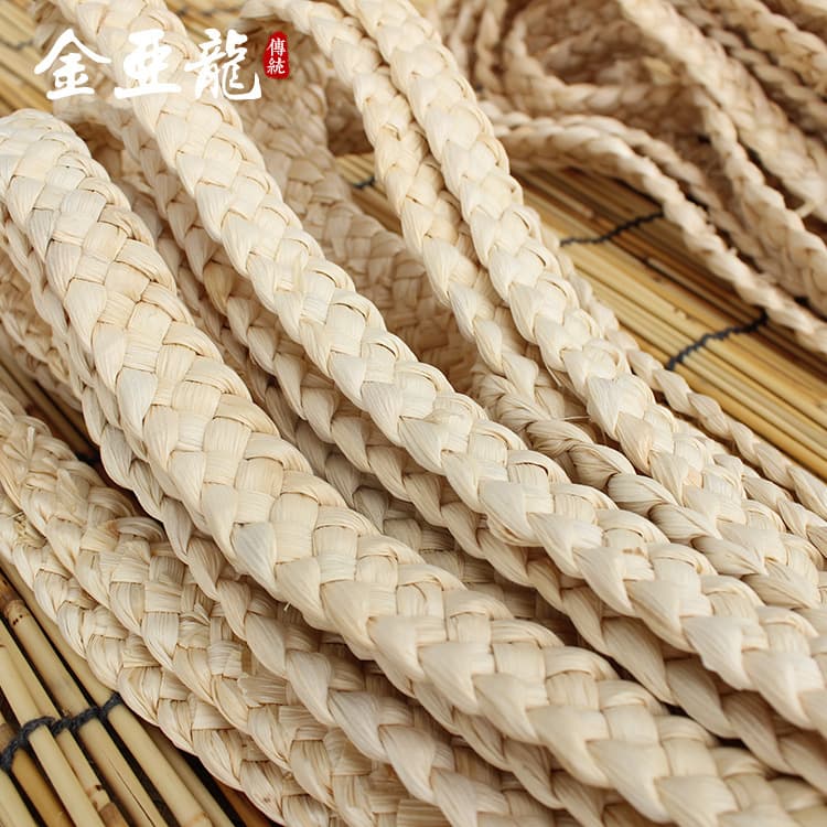 Corn husk five-strand braid raw material braiding pet braid corn leaf braid grass braid crafts pod diy material