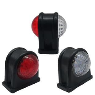 Factory Supply Export Truck Tail Light Truck LED Double Side Marker Light Piranha Warning Light 24V Foreign Trade Side Light