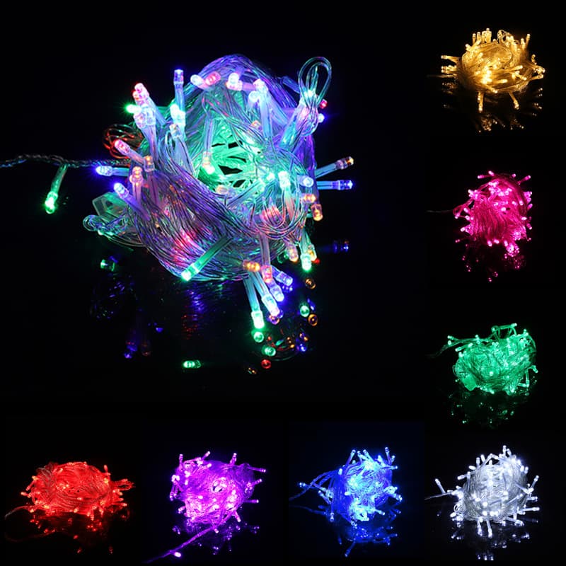 Factory wholesale LED fairy lights, Christmas light string, starry twinkle lights, festival wedding decorative string lights, EU plug US plug