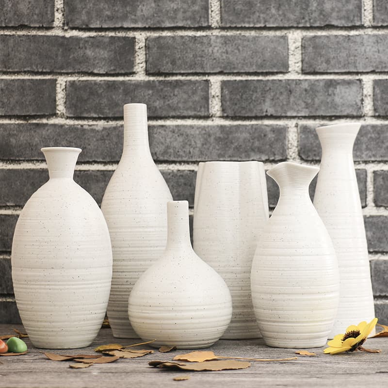 Longli Cidian Creative Home Ceramic Craft Vase Office Desk Vase Decoration Home Decor