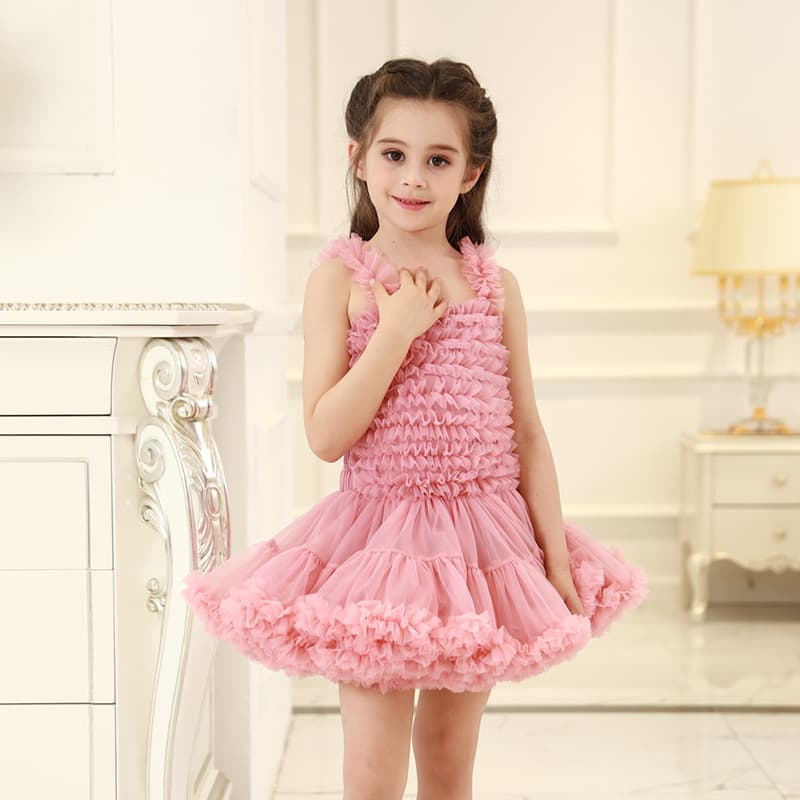 Girl's Tutu Dress Summer Children's Cake Tulle Skirt Baby Princess Dress Infant Birthday Party Dress Spring Autumn