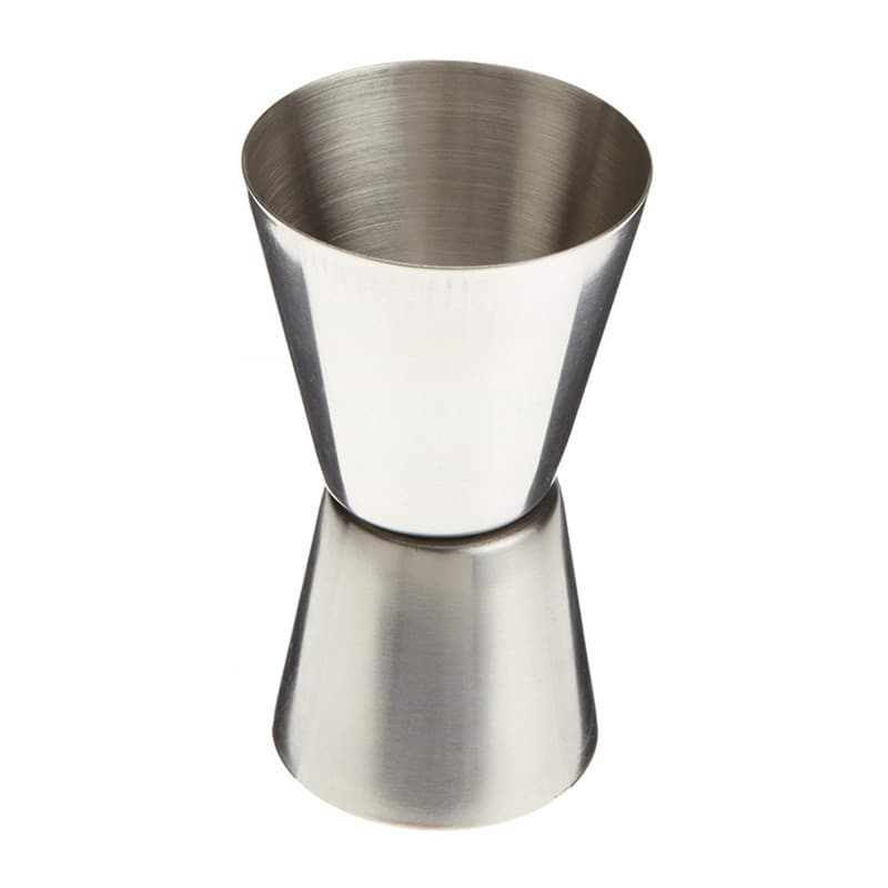 25g Gross Weight Double-Headed Measuring Cup Stainless Steel Wine Measuring Cup Wine Mixing Measuring Cup Double-Headed Ounce Measuring Spoon