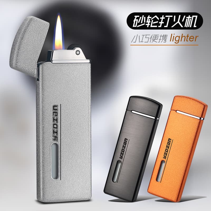 Liu Yanping HB015 Creative Mini Inflatable Lighter, Advertising Grinding Wheel, Open Flame Lighter, Cross-border Lighter
