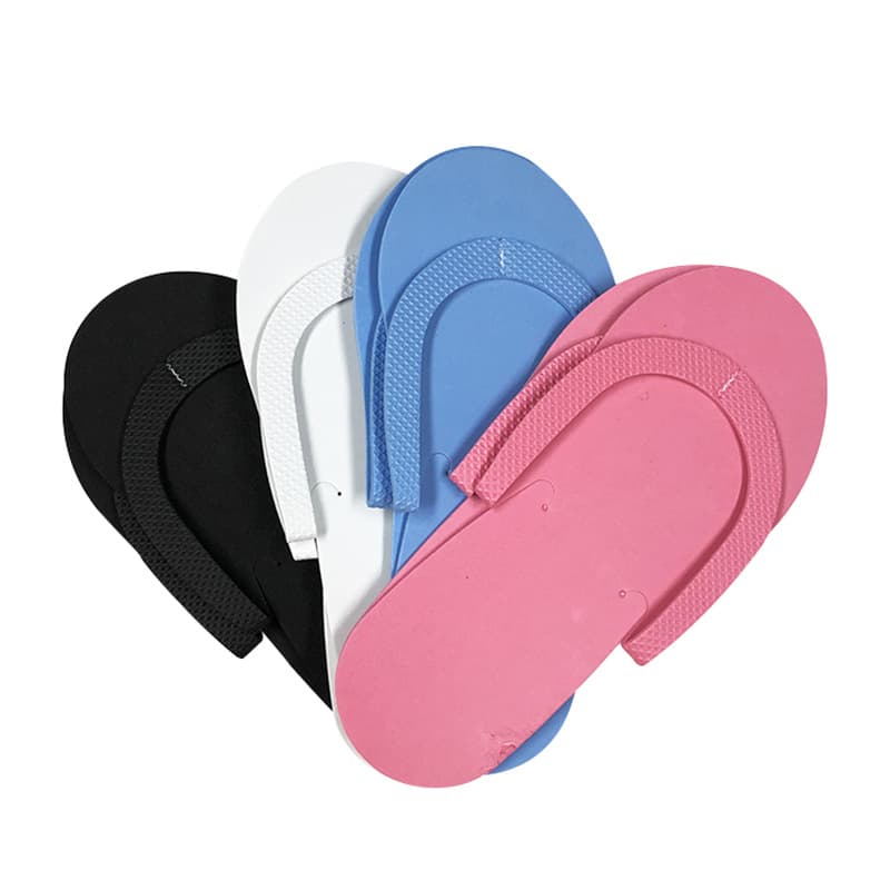 In Stock Wholesale Disposable EVA Foam Non-Slip Slippers Nail Art Sewn Flip Flops Factory Wholesale