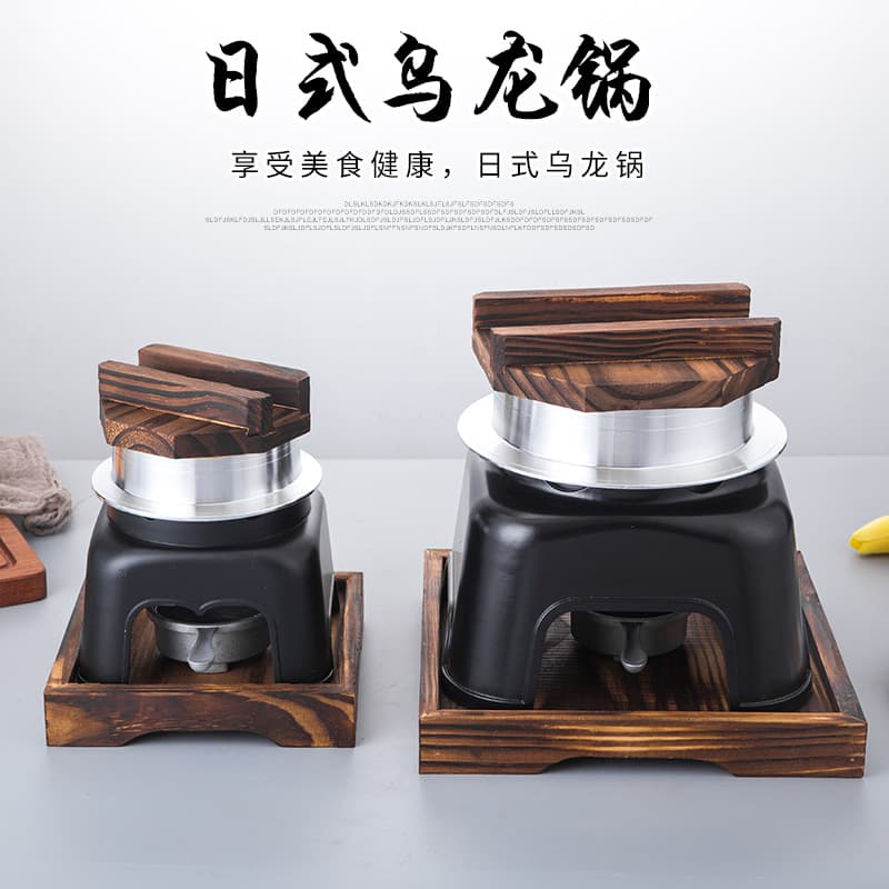Japanese-Style Rice Cooking Udon Pot Camping Alcohol Stove Steamed Rice Pot Commercial Aluminum Antique Aluminum Alloy Rice Cooking Pot Wholesale