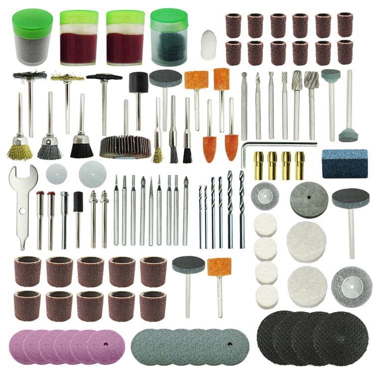 166-piece electric grinding accessories bagged grinding set