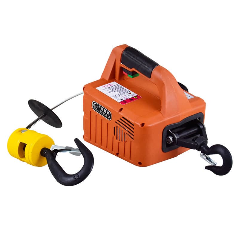 220V Portable Electric Hoist 110v Export Towing Hoist Mini Electric Winch Household Small Crane