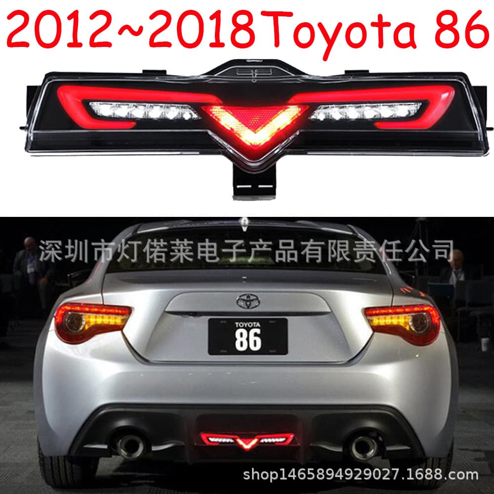 Tail Lights for 2012~2018 Toyota 86 GT86 Rear Bumper Lights Subaru BRZ Rear Tail Lights
