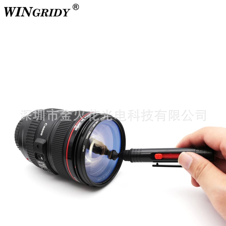 DSLR Camera Lens Pen, Lens Cleaning Brush, Soft Dust-Free Sensor Cleaning Sponge Carbon Pen