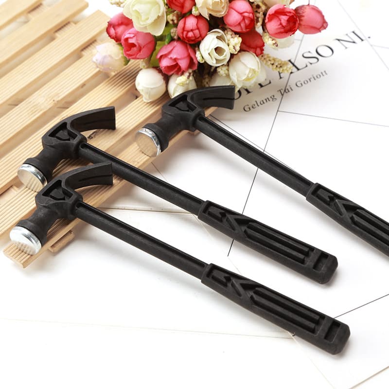 Household Mini Hammer Multifunctional Claw Hammer Plastic Fiber Handle Black Small Hammer Hardware Tools Wholesale
