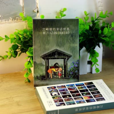 30 Boxed Postcards, Creative Chinese Style Literary Blessing Cards, Wholesale Small Fresh Animation Message Cards, Greeting Cards
