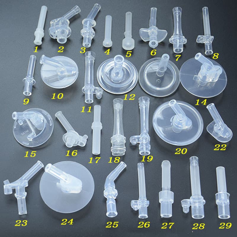 Children's Cup Infant Cup Straw Accessories Straight Tube Silicone Straw Tip Various Cups Insulated Cup Spout
