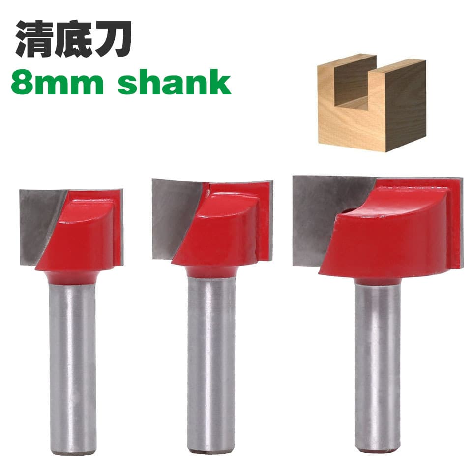 Carbide Milling Cutter 4-Flute Design Suitable for Woodworking and Metalworking Applications