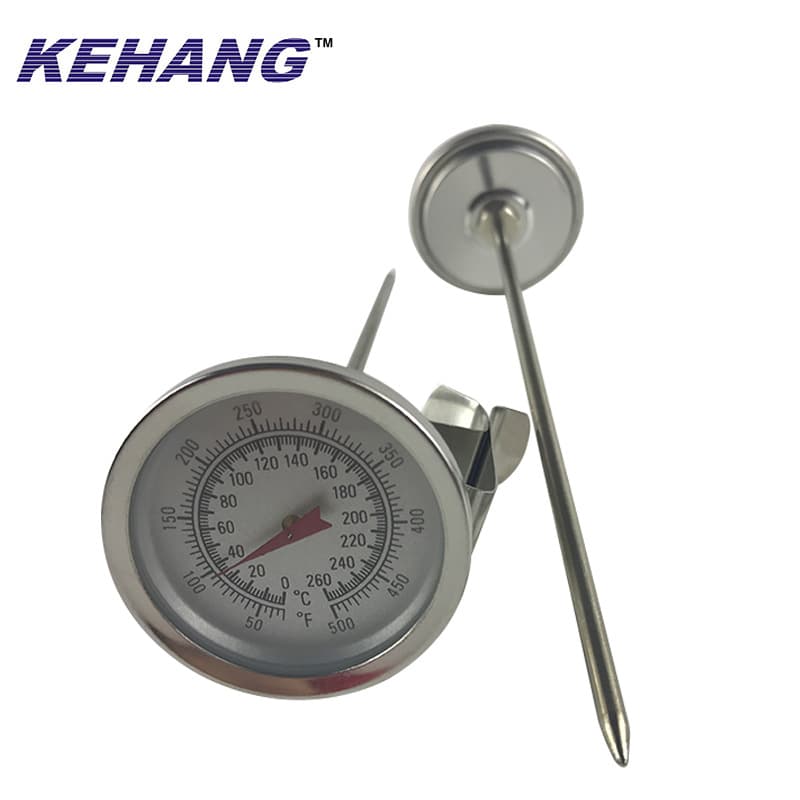 47mm All Stainless Steel Food Meat Thermometer BBQ Thermometer Bimetallic Thermometer