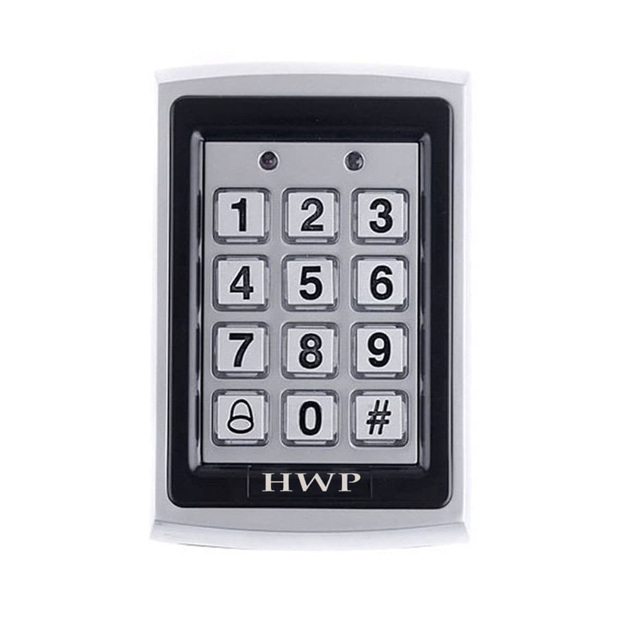 Metal keypad access control system