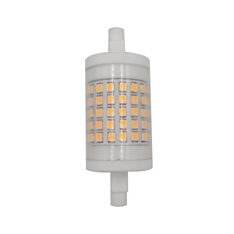 Ceramic LED Lamp 10W R7S Horizontal Plug-in Lamp Dimmable 120/220V Floodlight Amazon Hot-Selling Replacement for J78