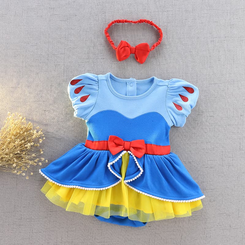 Foreign trade girls new baby jumpsuit/crawler/dress mermaid princess dress up on behalf of shipping