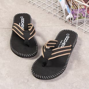 New Summer Beach Casual Anti-Slip Flip Flops Men Korean Style Indoor Outdoor Slippers
