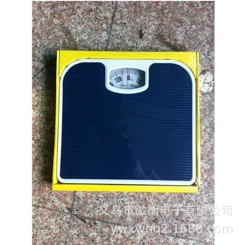 2019A Leather Body Scale Health Scale Advertising Scale Mechanical Scale Spring Scale 130kg Solid Color Export