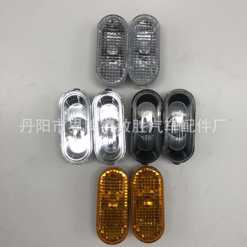 Smoked side turn signal light for Volkswagen Bora fender, compatible with Golf MK4 universal fender edge light modification