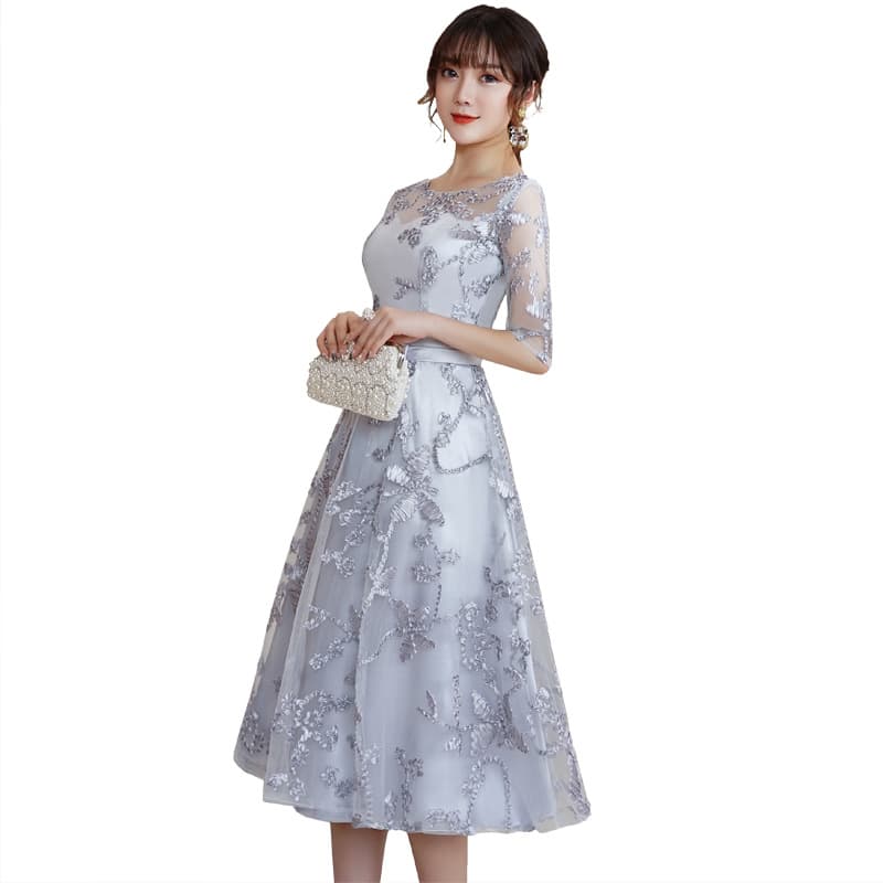 2026 New European and American Export Women's Evening Party Birthday Dress Slim Fit Hostess Gown