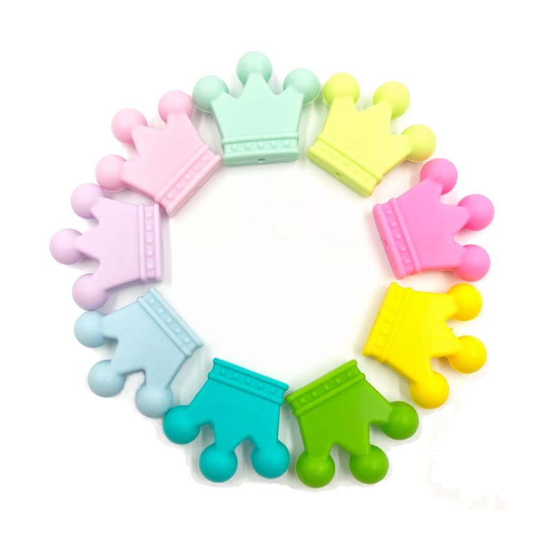 Baby Teether Beads DIY Crown Jewelry Accessories
