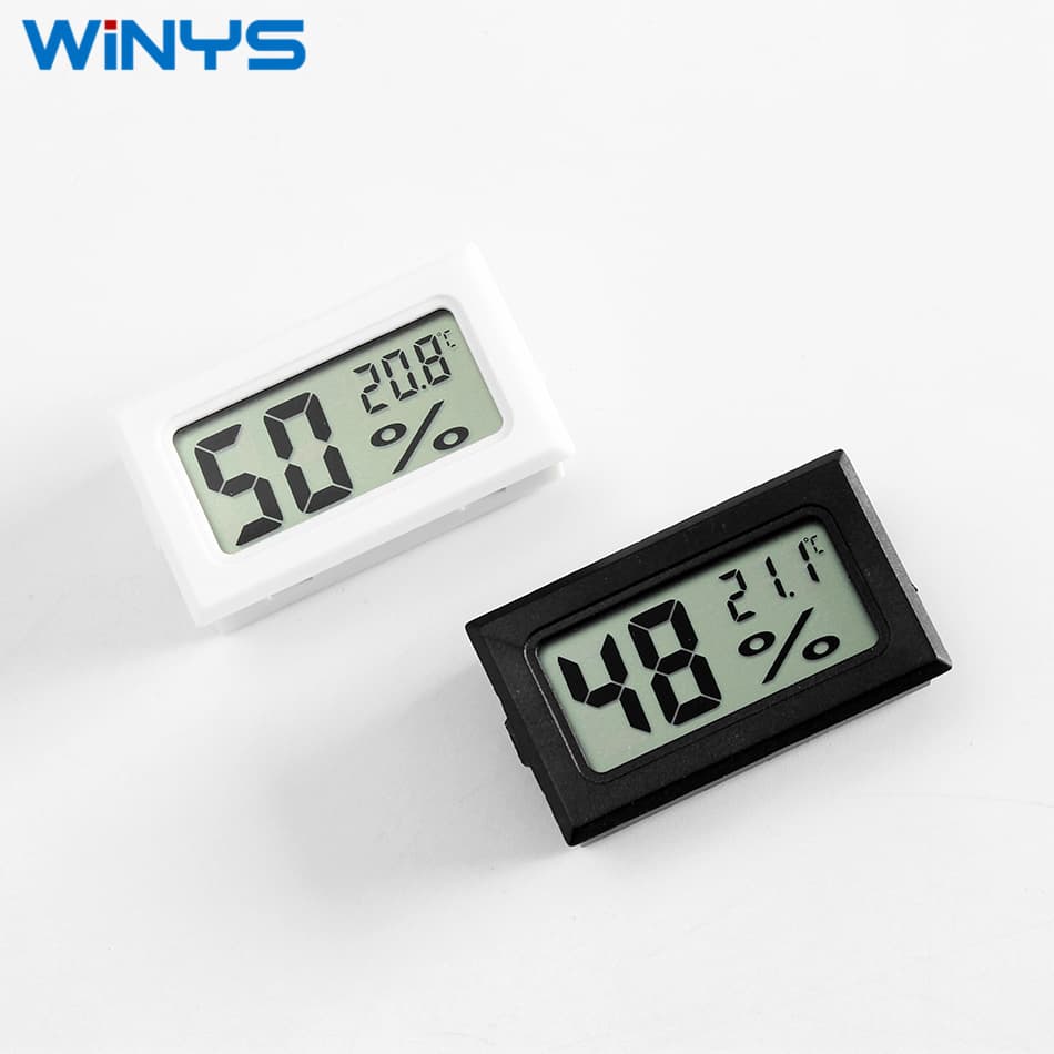 Manufacturer Direct Sales Humidity and Temperature Gauge, Embedded Mini Electronic Digital Indoor/Outdoor Pet Reptile Wireless Hygrometer