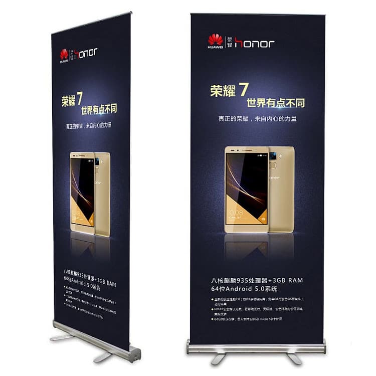 Aluminum Alloy Roll-up Banner Stands, Display Stands 80x200, Plastic Steel Roll-up Banners, Wedding Poster Production