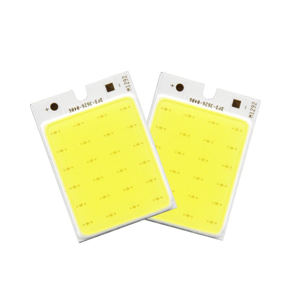 36x26mm 12V LED Small Light Board 2W COB Light Source Cool White Car Clearance Light Interior Lighting Source
