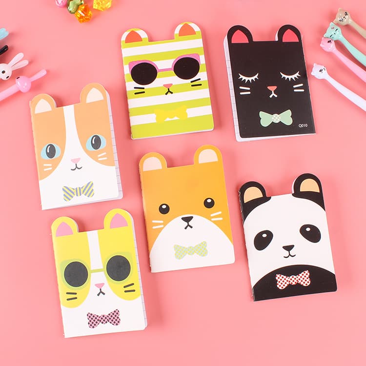 Cute Animal Exercise Book Cartoon Soft Cover Notebook Creative Gift T