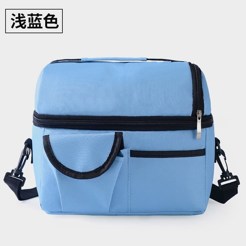 Large Ice Bag Double-Layer Insulated Popsicle Lunch Box Breast Milk Preservation Satchel Mommy Food Lunch Box Insulated Bag