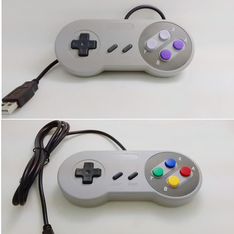 USB Mini PC Gamepad USB Game Controller PC Mini Handheld SNES USB Super Famicom Style Game Controller