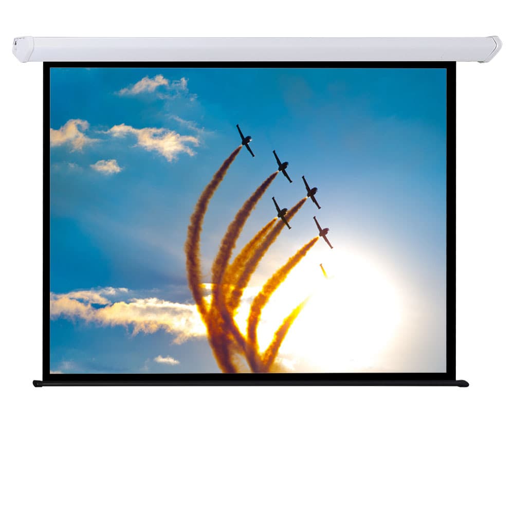 Factory direct motor remote control electric projector screen 70-inch 1:1 silver screen HD projection screen