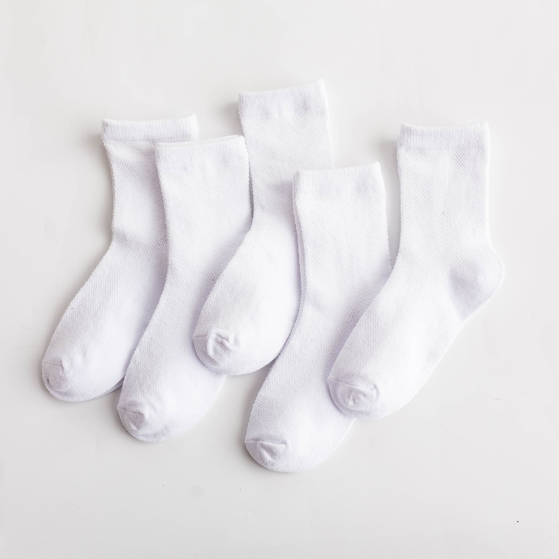 Children's Mid-Calf Socks Thin Girls Long Socks Pure Cotton Over-the-Knee Baby High Tube Socks Summer Boys Football Socks