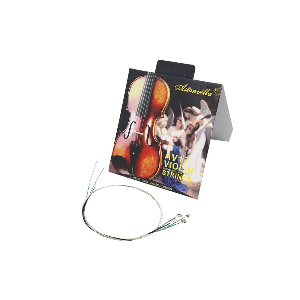 Aston Villa Violin Strings High Carbon Steel Coated Layer Professional Performance Strings Wholesale Four Strings per Pack