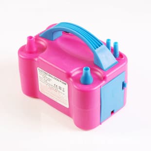 Electric Balloon Pump Dual-Nozzle Balloon Inflator Electric Air Pump Balloon Blower 73005
