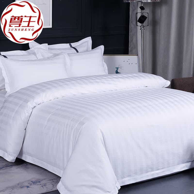 Hotel duvet cover, 60-count satin, white, hotel set, guesthouse bedding set, direct from the source.