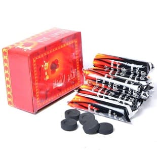 Factory Direct Water Fire Torch Charcoal Machine Incense Mixed Charcoal 33mm Lighter Quick Lighting BBQ Fruitwood Charcoal